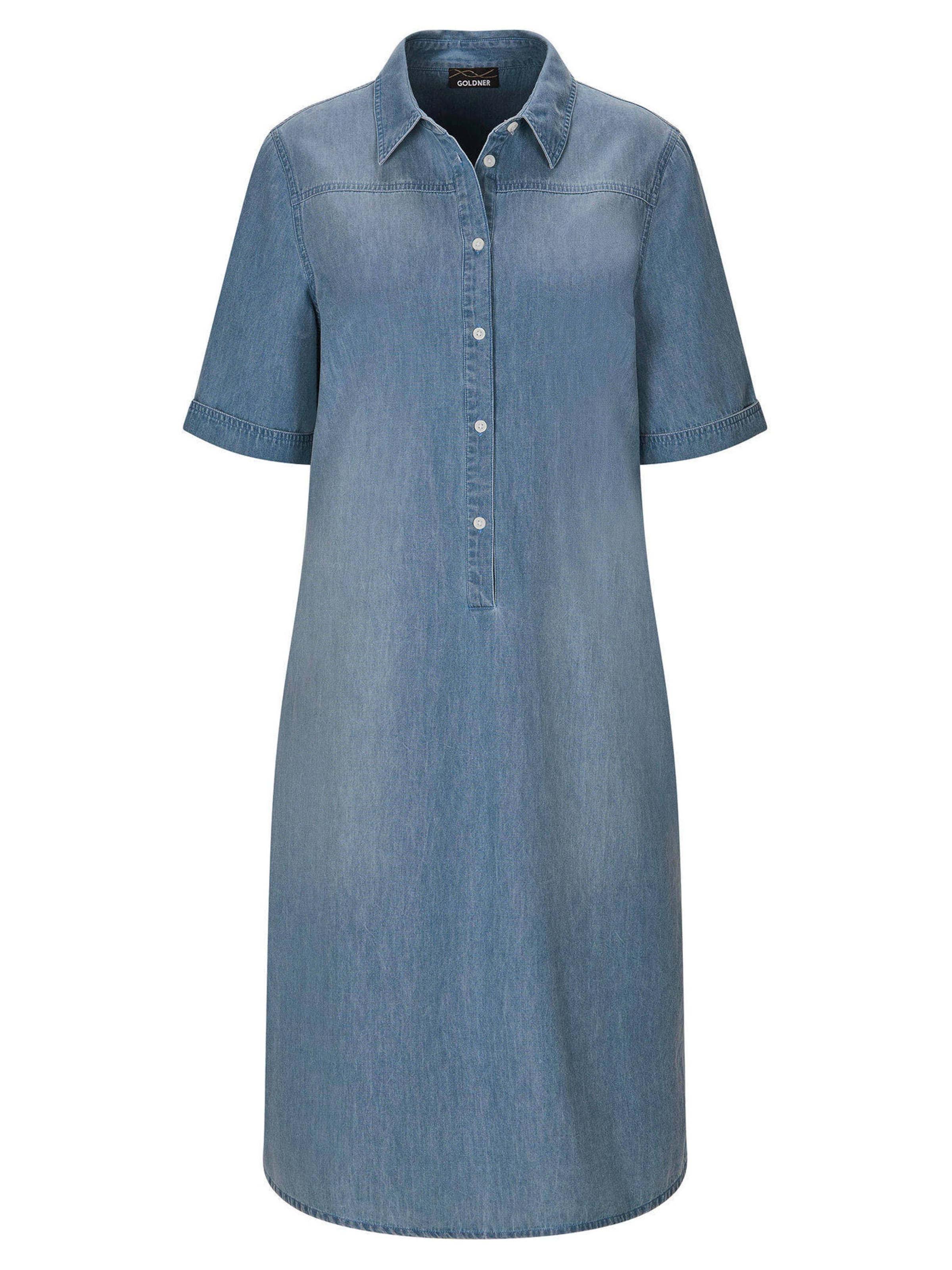 Robe d’été Goldner en bleu : devant