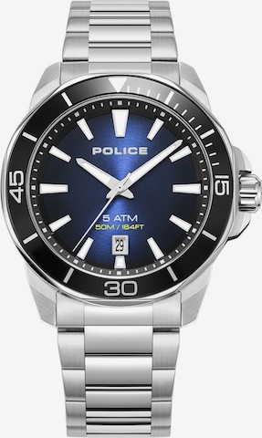 POLICE Analog Watch 'Thornton' in Silver: front