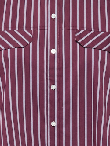 Jaqueline de Yong Blouse 'Mio' in Lila: voorkant