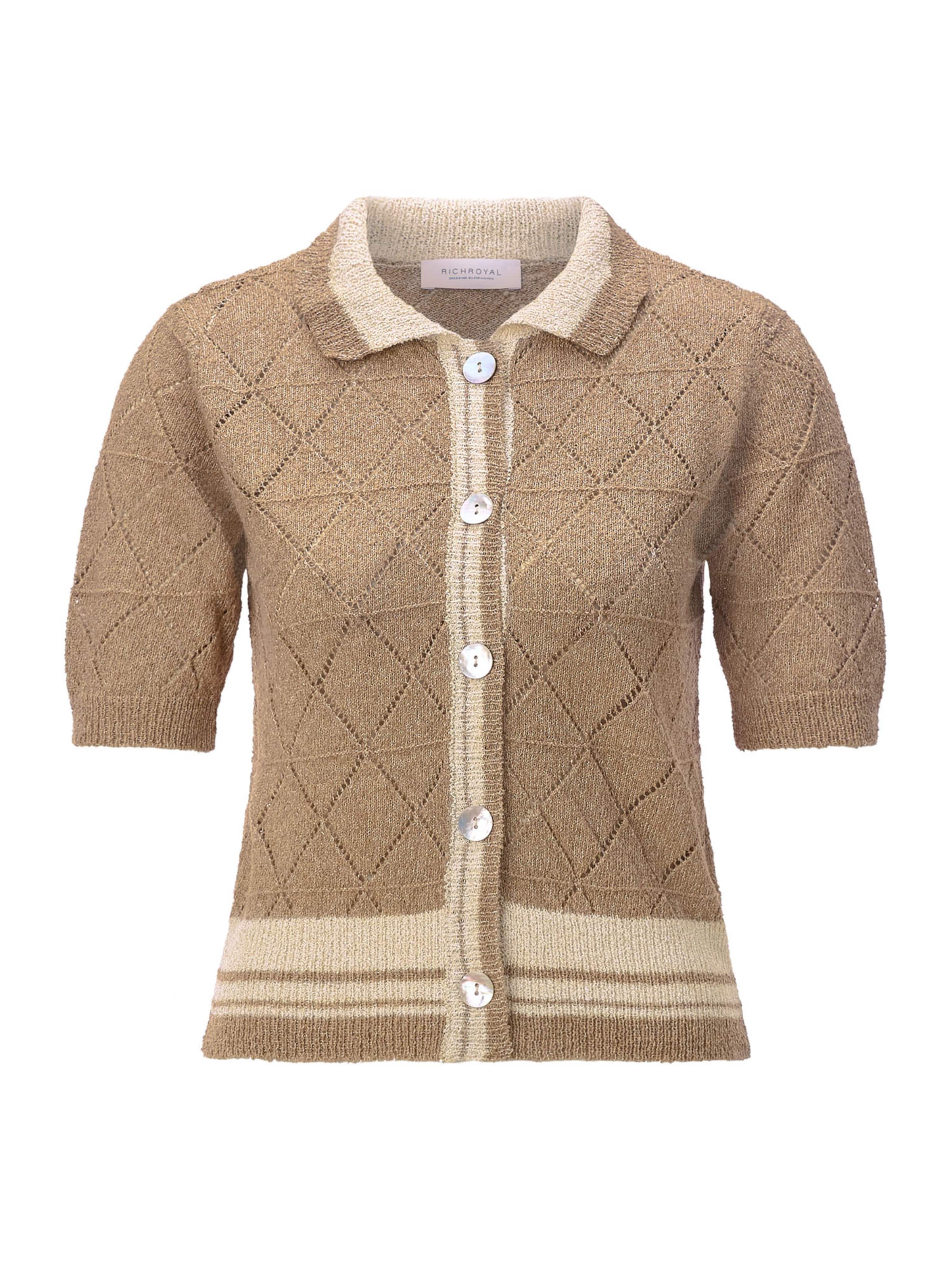 Rich & Royal - Jersey en beige: frente