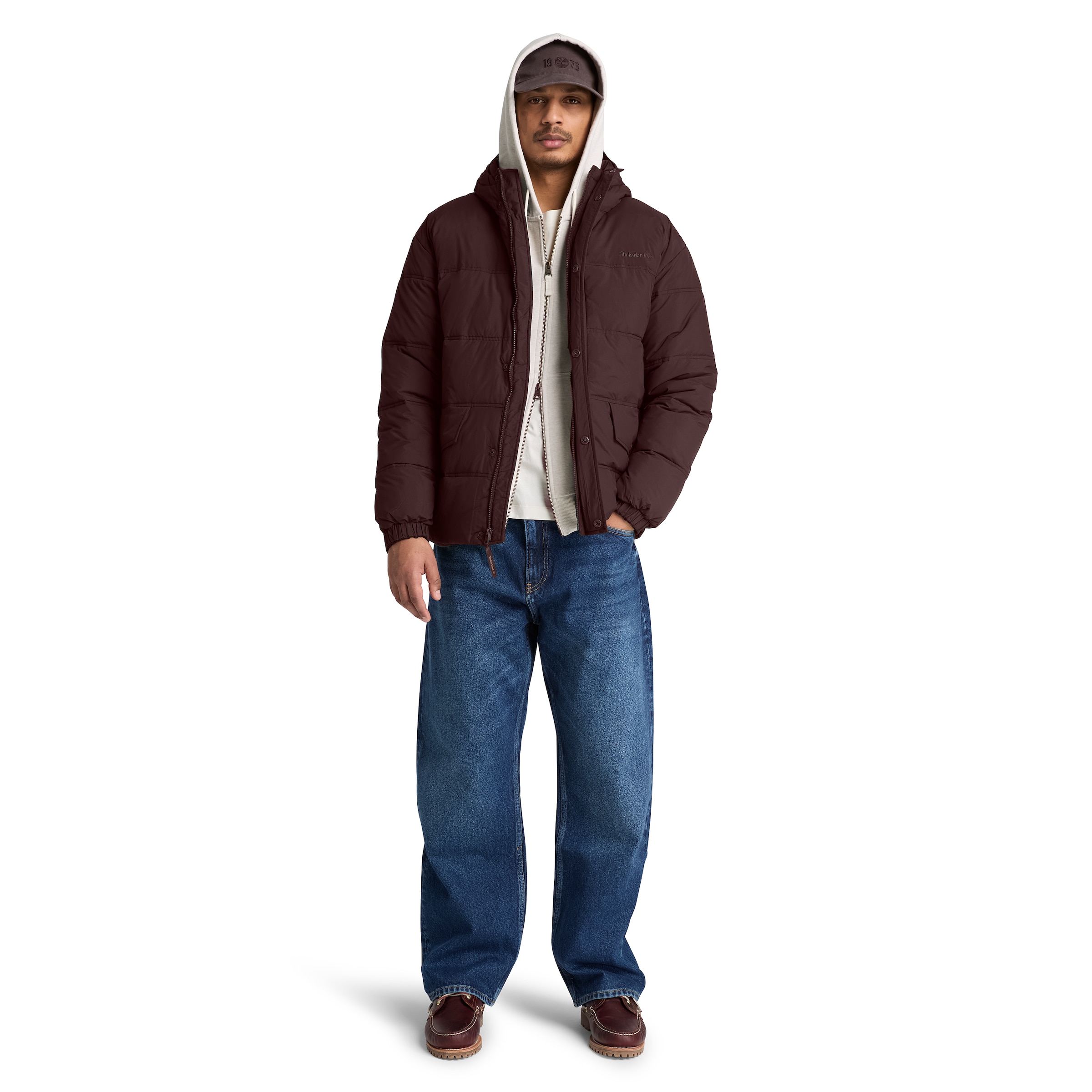 TIMBERLAND Winterjacke in Braun