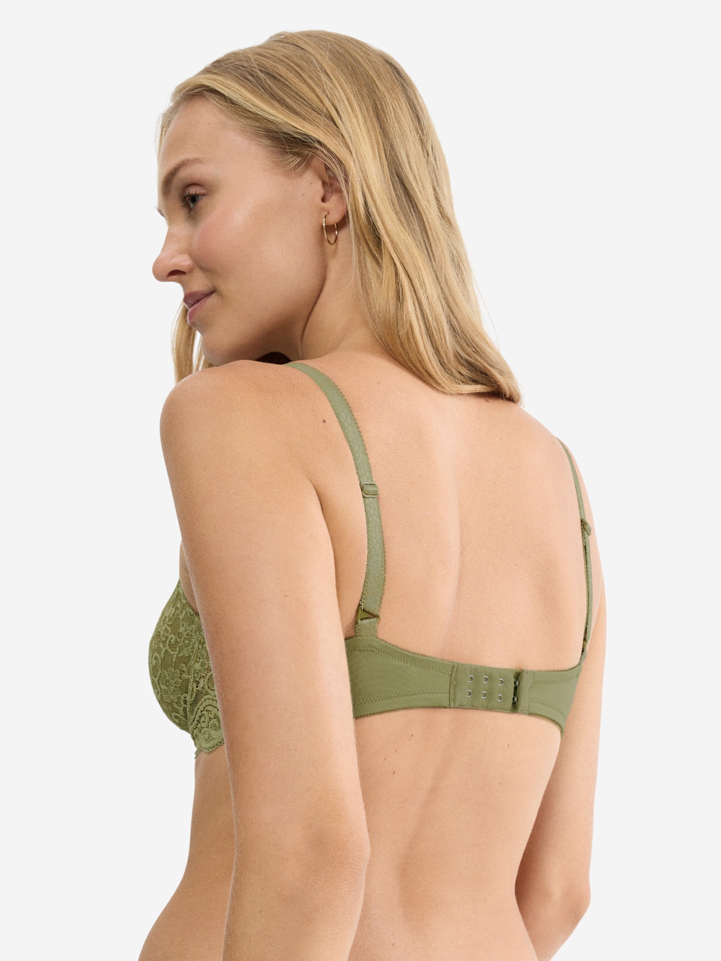 TRIUMPH Minimiser Bra 'Amourette' in Green