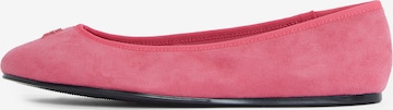 rozā TOMMY HILFIGER Balerīnas: no priekšpuses