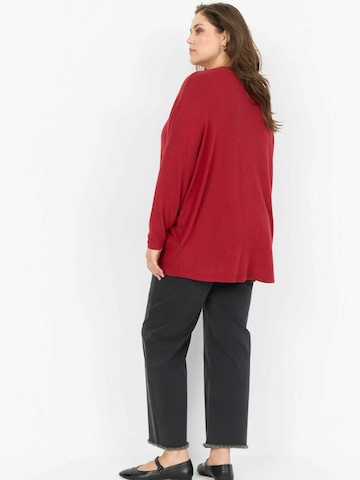 Chemise folklorique ' WA-SIMONE ' Wasabi Concept en rouge