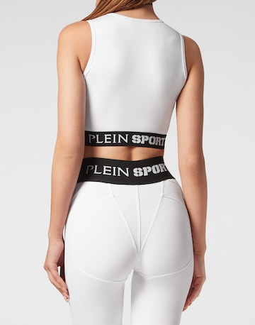 Plein Sport - Top deportivo en blanco