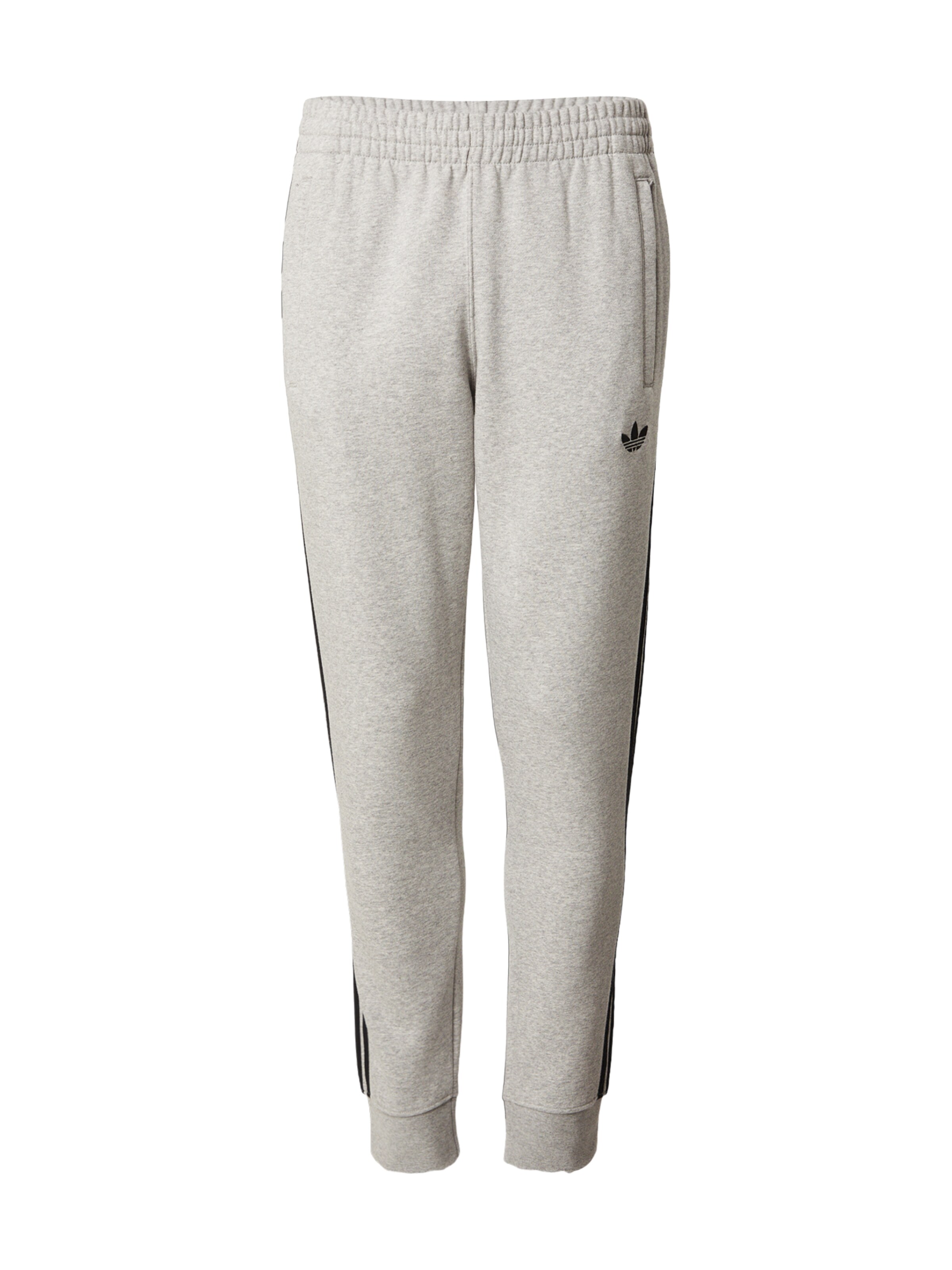 ADIDAS ORIGINALS Bikses pieejams 30-32/Klasisks piegriezums, krāsa - gaiši pelēks / melns, Preces skats