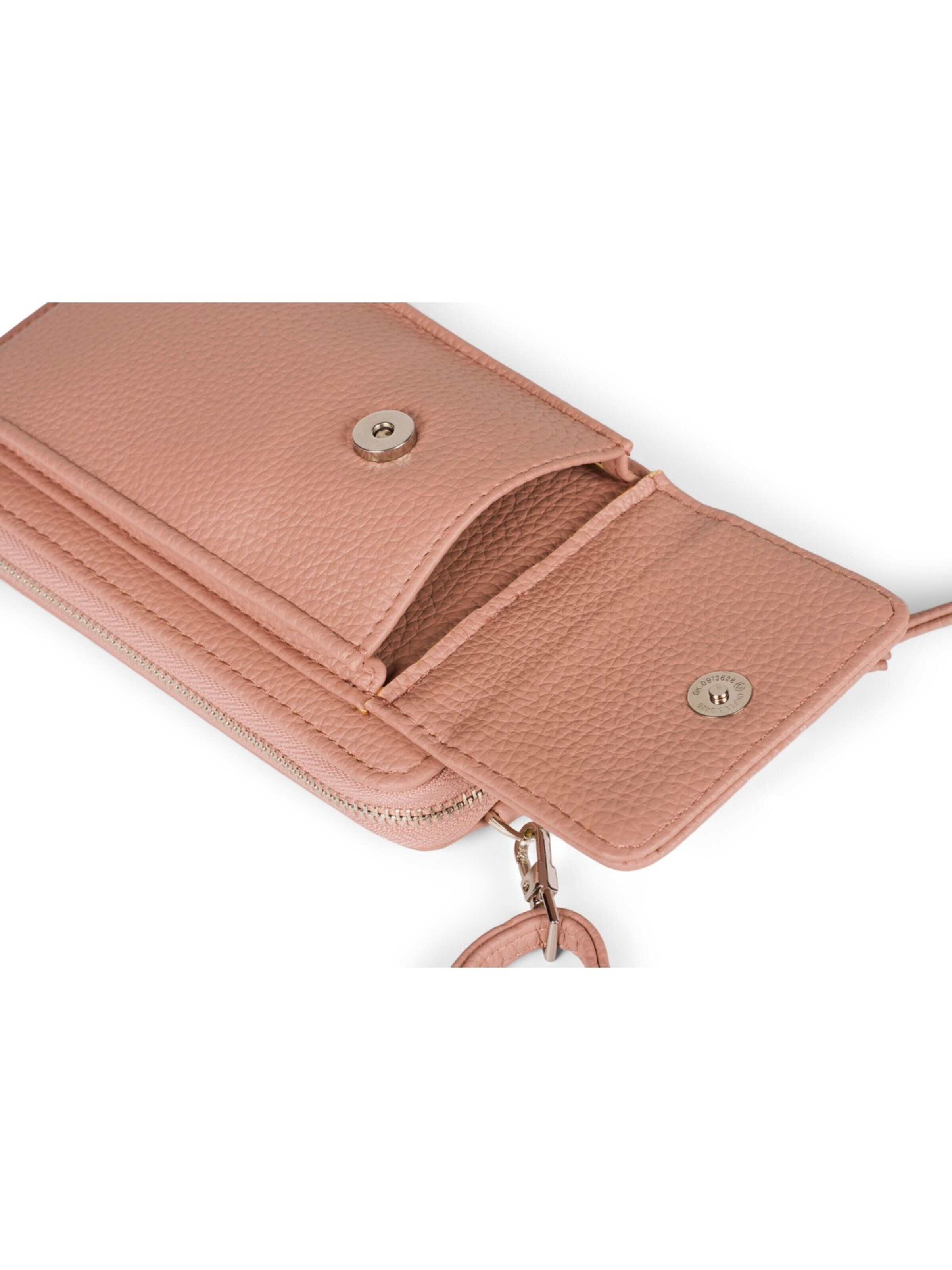 styleBREAKER Crossbody bag 'Umhängetasche mit Handyfach und RFID Schutz' in Pink