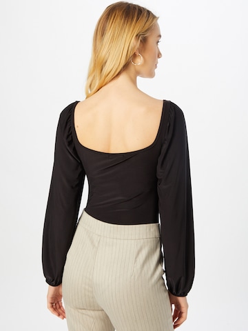 Femme Luxe Shirt 'MIAH' in Zwart