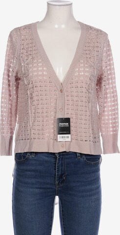 Cream Sweater & Cardigan in M in Pink: front
