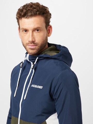 JACK & JONES Prehodna jakna 'Rush' | modra barva