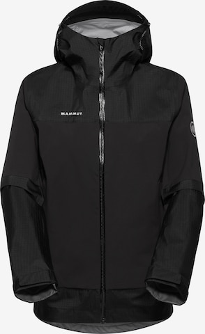 MAMMUT Outdoorjacke 'Ducan Guide' in Schwarz: Vorderseite