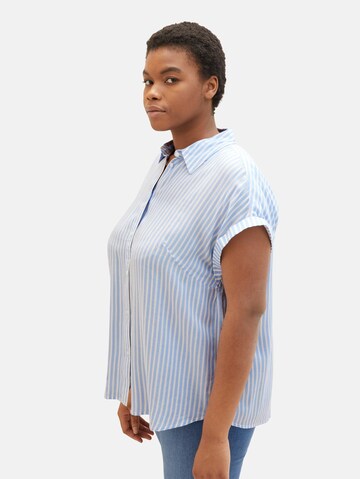 Tom Tailor Women + Blouse in Blue