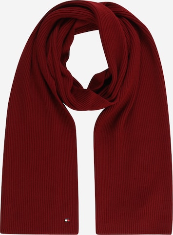 TOMMY HILFIGER Scarf 'Essential' in Red: front