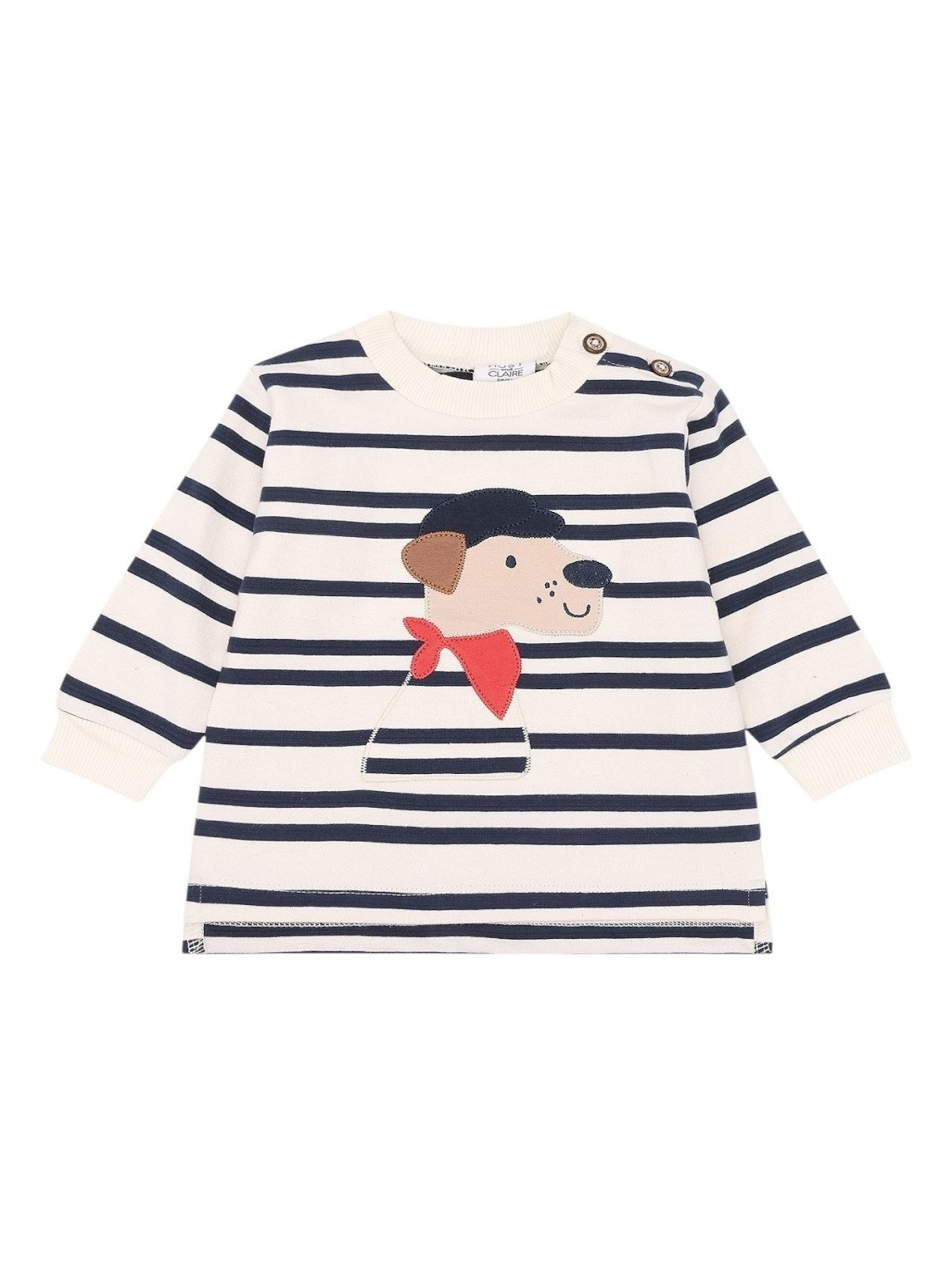Hust & Claire Sweatshirt 'Hust & Claire Langarmshirt HCSofus' in White: front
