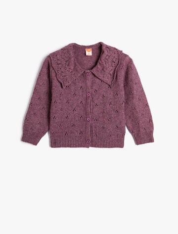 Koton Knit cardigan in Purple: front