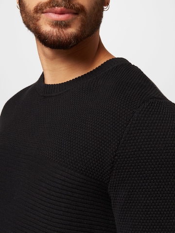 TOM TAILOR - Pullover em preto