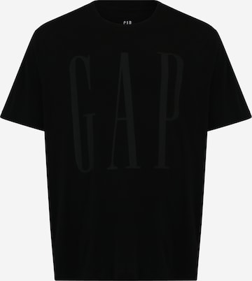 Coupe regular T-Shirt GAP en noir : devant