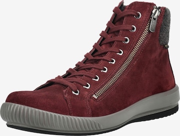 Legero Veterboots in Rood: voorkant