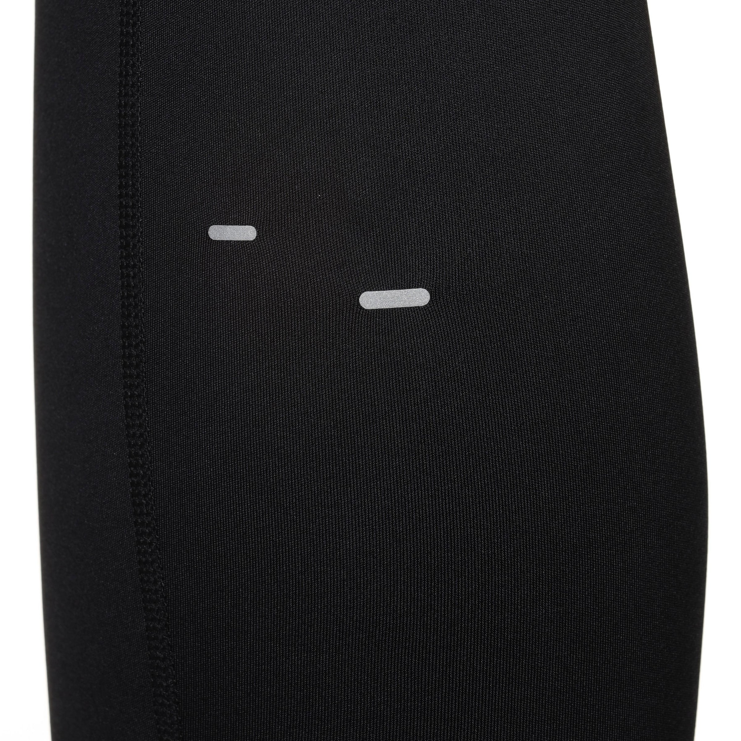 juoda NIKE Siauras Sportinės kelnės 'Tempo'