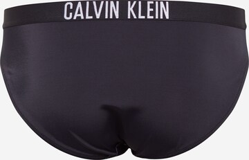 Calvin Klein Swimwear Bikinové nohavičky - Čierna