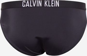 Calvin Klein Swimwear Dół bikini w kolorze czarny