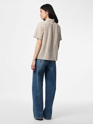 Chemisier 'PCSTINNA' PIECES en marron