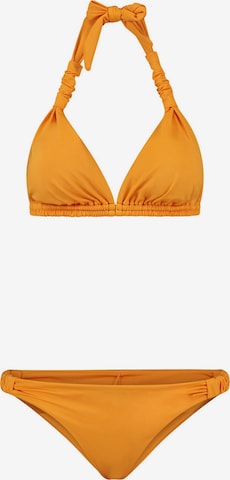 Shiwi Triangle Bikini in Yellow: front