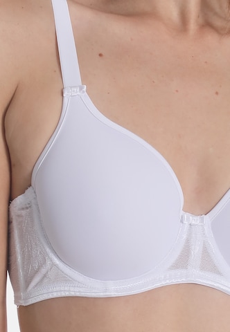 sassa T-shirt Bra in White