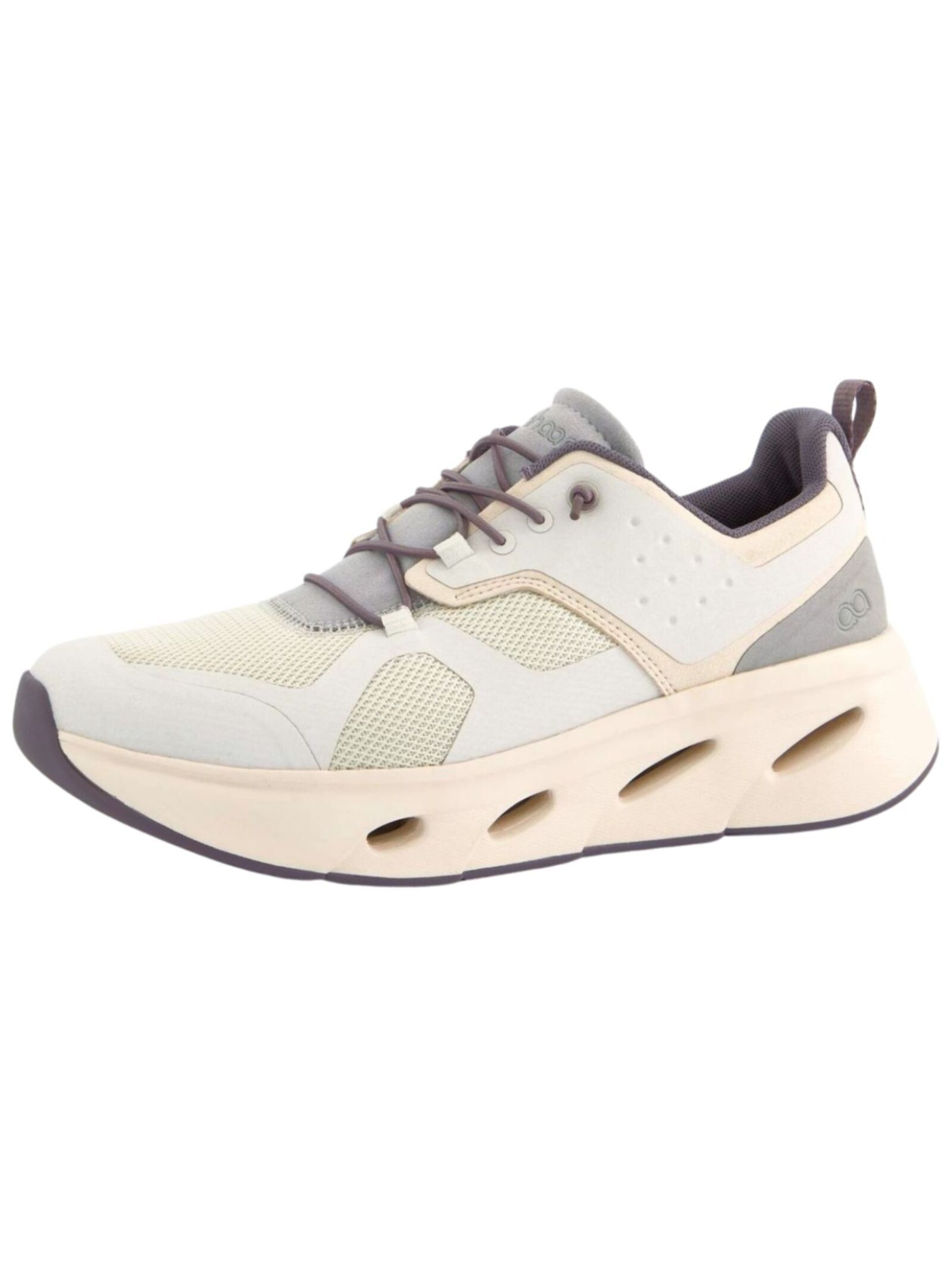 Tenhaag Platform trainers in Grey: front