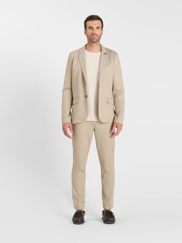 Coupe regular Veste de costume Le Temps Des Cerises en beige