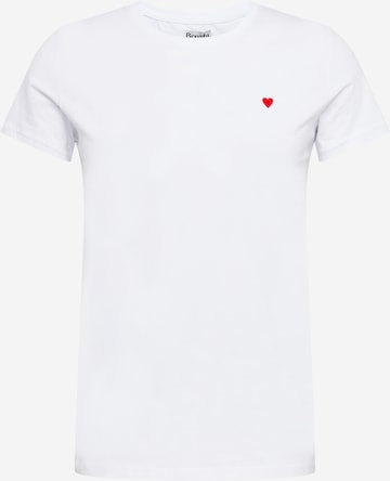 Brosbi Shirt 'HEART' in Weiß: predná strana