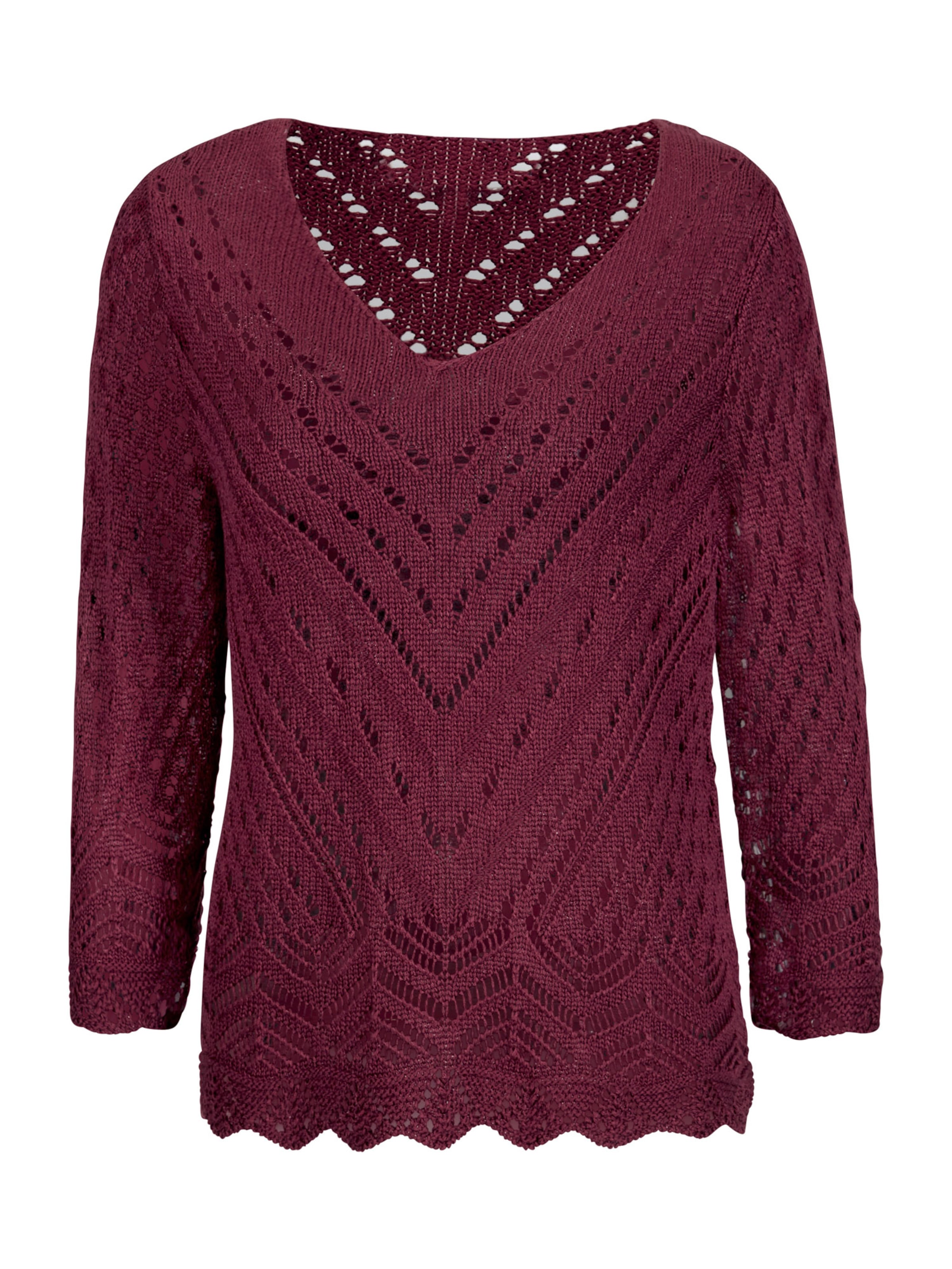 Pullover di heine in rosso: frontale