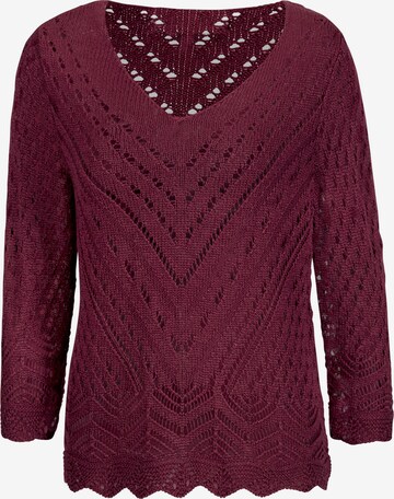 Pull-over heine en rouge : devant