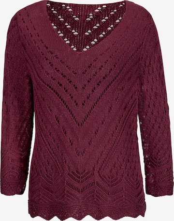 Pullover di heine in rosso: frontale