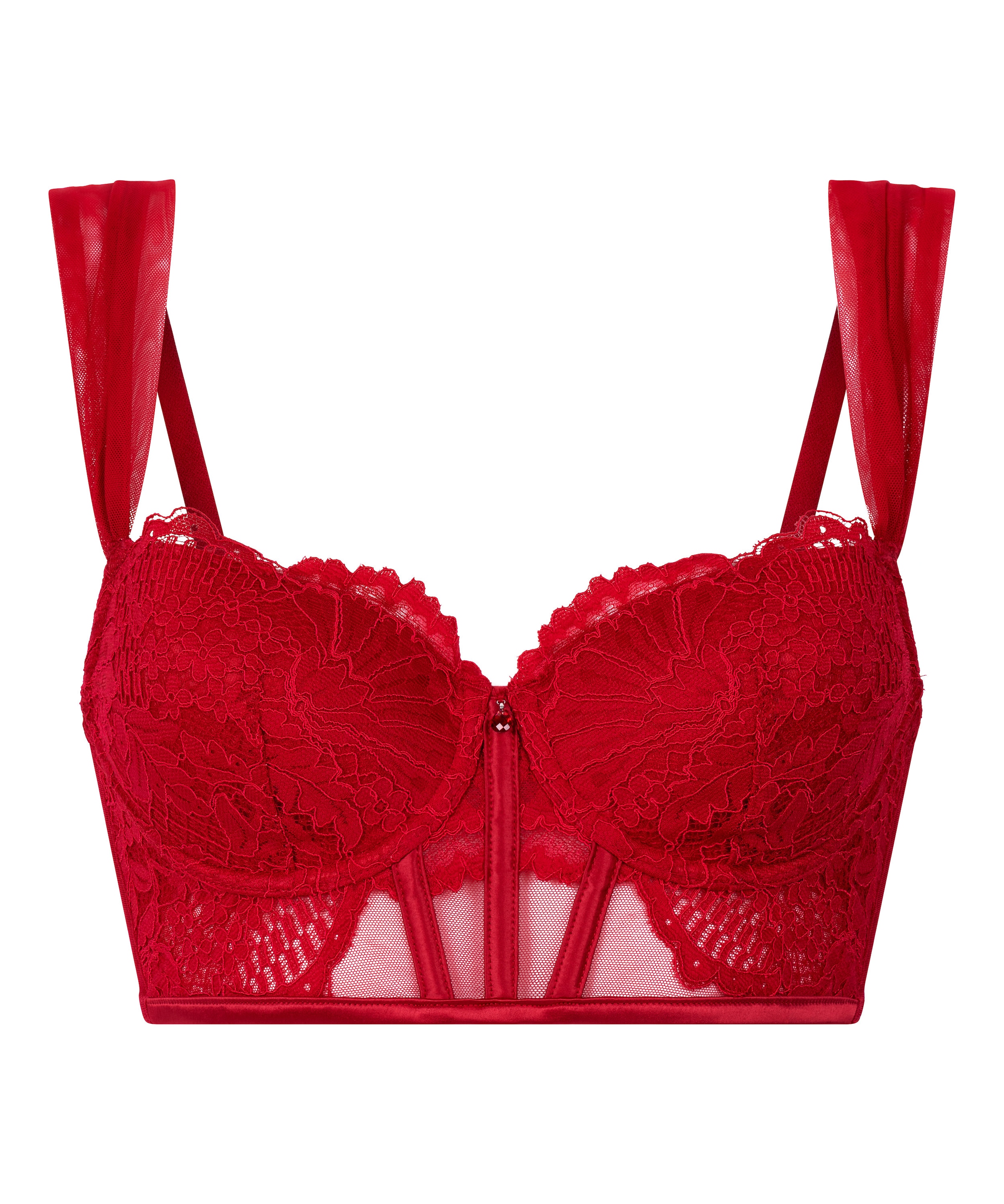 Hunkemöller BH &#x27;WHITNEY&#x27; in Rood: voorkant
