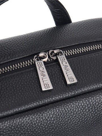 Zaino 'Zaino B Cavalli Vera Pelle - Chiusura Zip Tasche Multiple 42x30x13cm' di B. Cavalli in nero