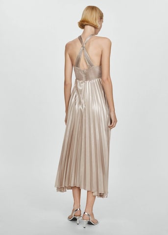 MANGO Evening dress 'Anis' in Gold