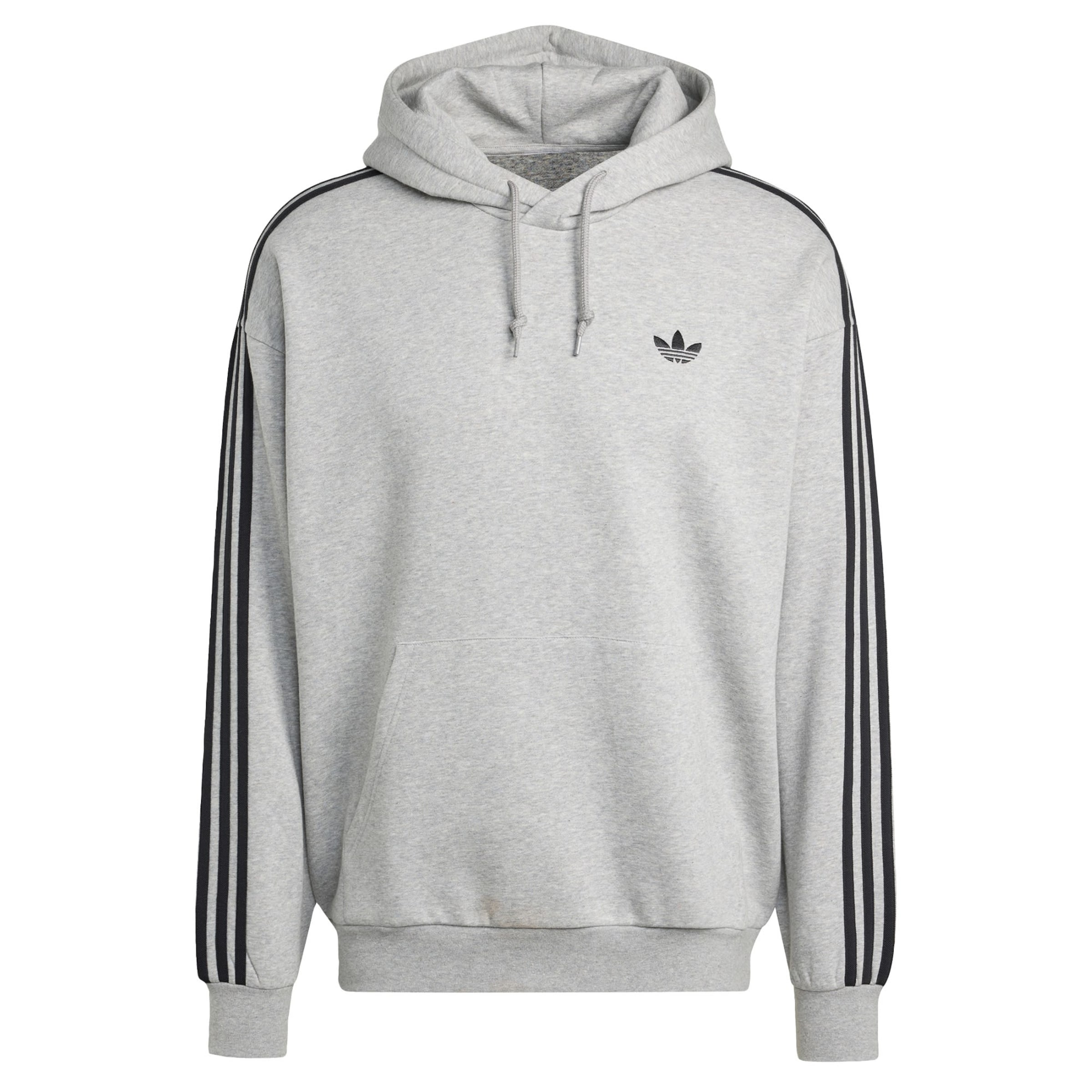 ADIDAS ORIGINALS Sweat-shirt 'Adicolor Classics' en gris chiné / noir, Vue avec produit