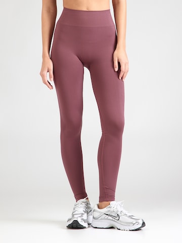 Hummel Skinny Sportbroek 'Hiit' in Lila: voorkant