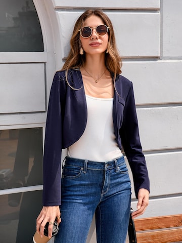 Yesfashion Marynarka w kolorze niebieski