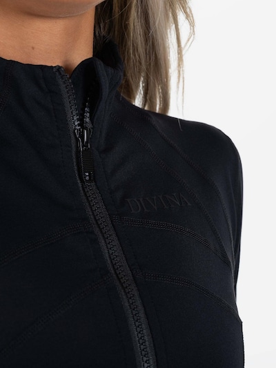 Giacca sportiva 'Athleisure' Divina di colore nero, Visualizzazione prodotti