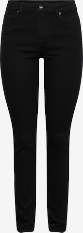 PIECES Slimfit Jeans 'Nunna' in Schwarz: predná strana