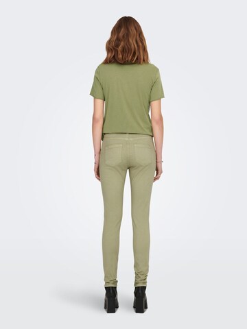 ONLY Skinny Broek 'EVEREST ' in Groen