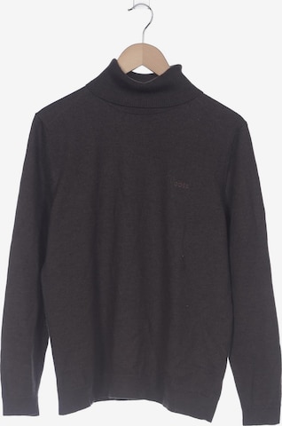 BOSS Black Pullover XL in Braun: Vorderseite