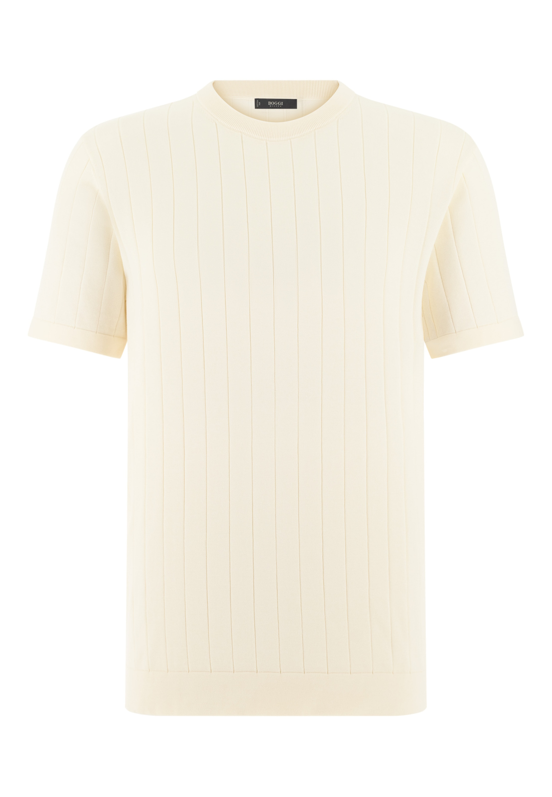 T-Shirt Boggi Milano en beige : devant