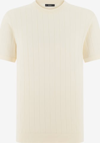 T-Shirt Boggi Milano en beige : devant