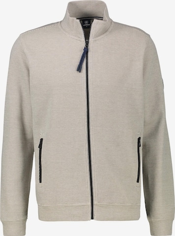 LERROS Sweatjacke 'Basic' in Weiß: Vorderseite