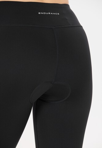 ENDURANCE Skinny Fahrradtights 'Hulda V2' in Schwarz