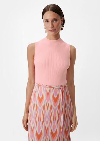 COMMA Knitted Top in Pink: front