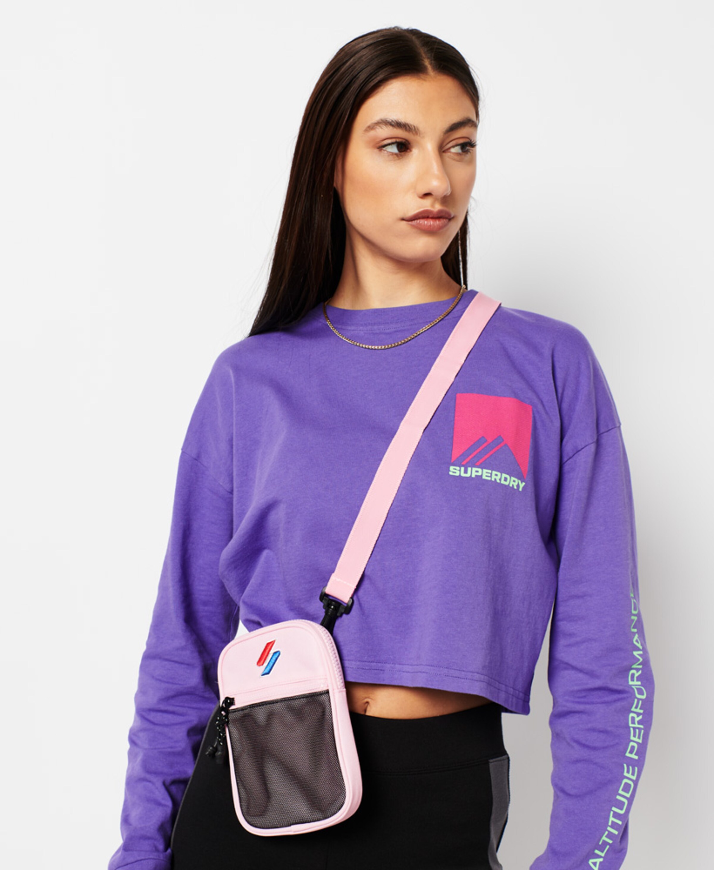 Frauen Taschen & Rucksäcke Superdry Umhängetasche in Pink - AH80562 Frauen Taschen & Rucksäcke Superdry Umhängetasche in Pink - AH80562